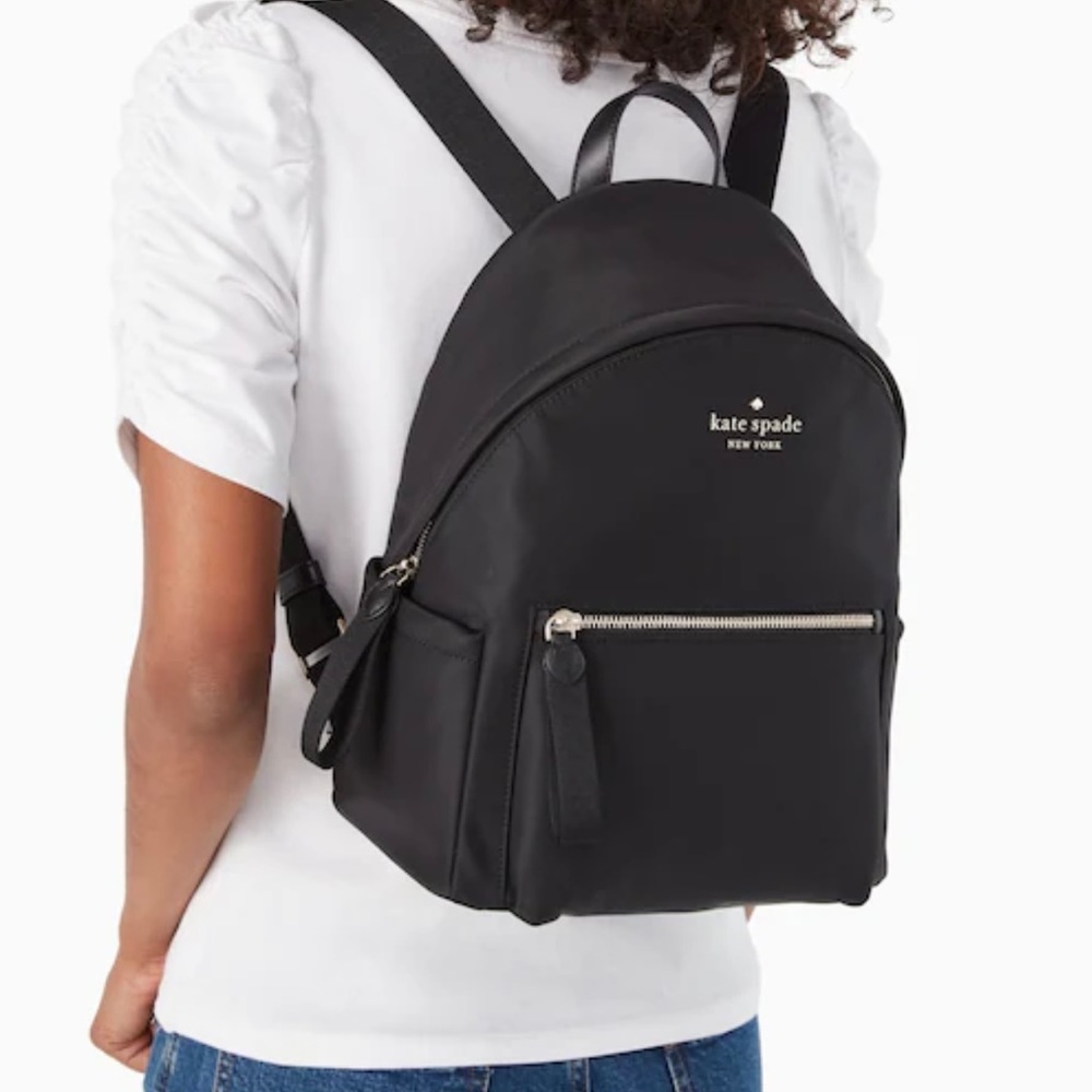 Kate spade black backpack